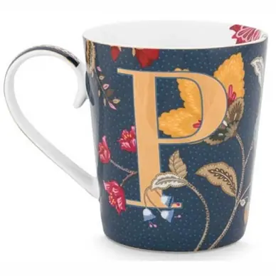 Tasse Pip Studio Alphabet Mug Floral Fantasy Blue P 350 ml Prix Cassé