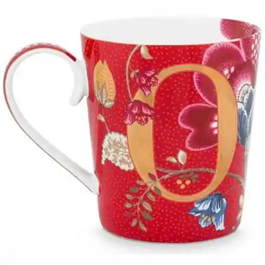 Tasse Pip Studio Alphabet Mug Blushing Birds Red O 350 ml Offre Spéciale