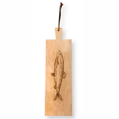 Original Planche à Découper Pip Studio Round Bleached Mango Herring 21 x 70 cm