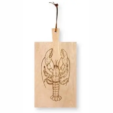Tendance Planche à Découper Pip Studio Round Bleached Mango Lobster 32 x 60 cm