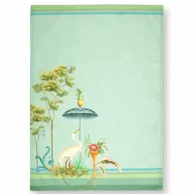 Torchon Pip Studio Jolie Heron Big Blue 50 x 70 cm Populaire