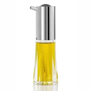 Soldes Verseur d'Huile ou de Vinaigre Adhoc Crystal Transparent/Argent
