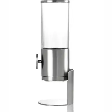 Offre Exclusive Bidon d'Approvisionnement Adhoc Deposito Dispenser Céréales Petit-Déjeuner Argent