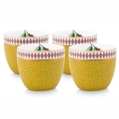 Coquetier Pip Studio La Majorelle Yellow (Lot de 4) Seulement Aujourd’hui