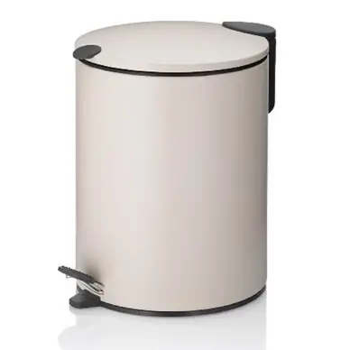 Promotion Saisonnière Poubelle Kela Mats avec Pédale Beige 5 litres