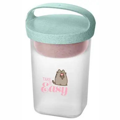 Boîte à Déjeuner Koziol Bio-Circulair Buddy Pusheen Take It Easy avec Couvercle 700 ml Blue Paiement Sécurisé
