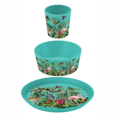 Vaisselle Koziol Bio-Circulair Connect Jungle Blue (3 pièces) Retour Gratuit