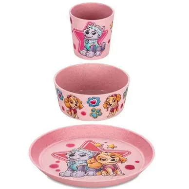 Vaisselle Koziol Bio-Circulair Connect Pat' Patrouille Rose (3 pièces) Livraison Express