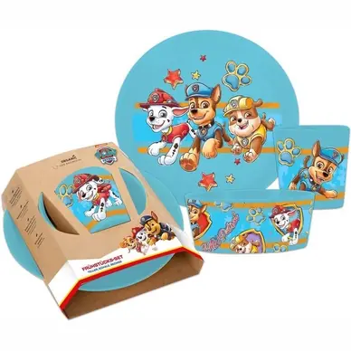 Garantie Incluse Vaisselle Koziol Bio-Circulair Connect Paw Patrol Bleu (3 pièces)