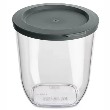 Pot de Rangement Koziol Connect Rond 1 liter Grey Acheter Direct