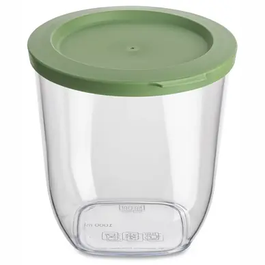Pot de Rangement Koziol Connect Rond 1 liter Green Paiement Sécurisé