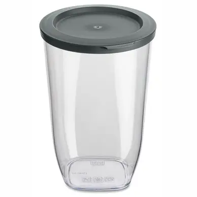 Pot de Rangement Koziol Connect Rond 1,5 liter Grey Bon Marché