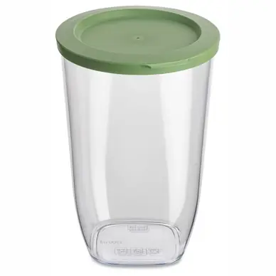 Expédition Rapide Pot de Rangement Koziol Connect Rond 1,5 liter Green