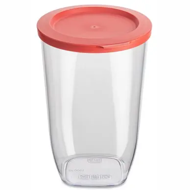 Pot de Rangement Koziol Connect Rond 1,5 liter Rose Exclusif