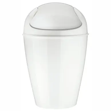 Retour Gratuit Poubelle Koziol Recycled Del Swing S 5 litres White