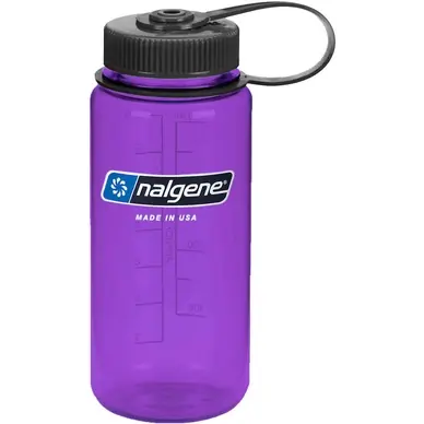 Expédition Rapide Bouteille d'Eau Nalgene Wide Mouth 500 ml Purple Black Cap