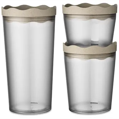 Boîte de Stockage Koziol Bio-Circulair Prince Oslo Brun (Lot de 3) Acheter Direct
