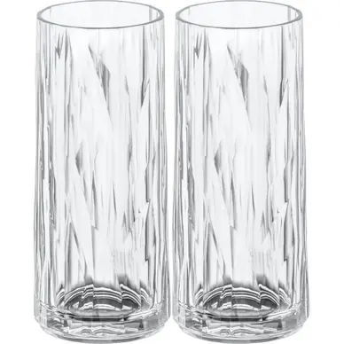 Dernière Chance Verre Long Drink Koziol Superglas Club No 03 250 ml Transparent (Lot de 2)