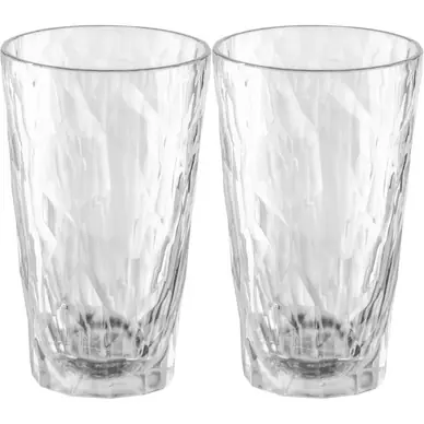 Gros Lot Verre à Eau Koziol Superglas Club No 06 300 ml Transparant (Lot de 2)