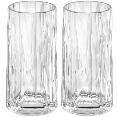Verre à Eau Koziol Superglas Club No 08 300 ml Transparent (Lot de 2) Prix Bas
