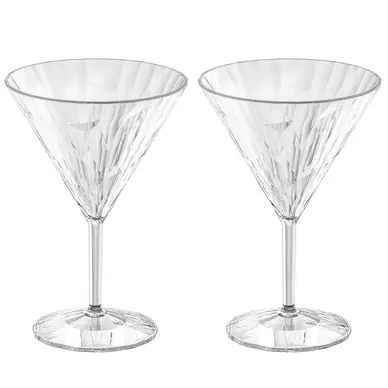 Verre à Cocktails Koziol Superglas Club No 12 250 ml Transparant (Lot de 2) Bon Plan