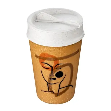 Tasse Isotherme Koziol Bio-Circulair Iso To Go Face 400 ml Expédition Rapide