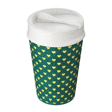 Prix Bas Tasse Isotherme Koziol Bio-Circulaire Iso To Go Golden Hearts 400 ml