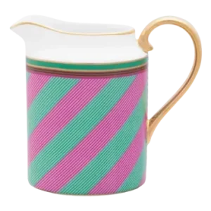 Meilleur Prix Pot à Lait Pip Studio Chique Small Stripes Pink Green 260 ml (Ensemble de 2)