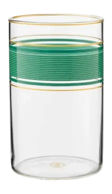 Pas Cher Verre Long Drink Pip Studio Chique Green 360 ml (Lot de 6)