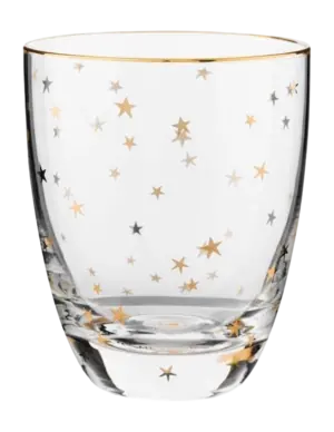 Verre à Eau Pip Studio Stars Gold 360 ml (Lot de 6) Authentique