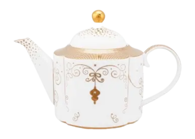 Théière Pip Studio Royal Winter Large White 1,65 L Usine Directe