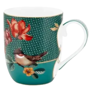 Usine Directe Mug Pip Studio Winter Wonderland Small Bird Green 145 ml (Lot de 6)