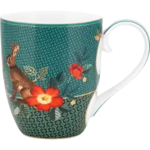 Mug Pip Studio Winter Wonderland XL Lapin Vert 450 ml (Lot de 6) En Vogue