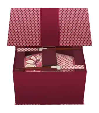 Prix Réduit Coffret Cadeau Bol et Baguettes Pip Studio Oriental Flower Festival Rose Foncé 15 cm