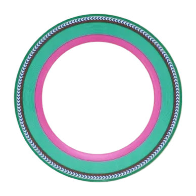 Assiette Profonde Pip Studio Chique Stripes Pink Green 23,5 cm (Lot de 6) Prix Promo