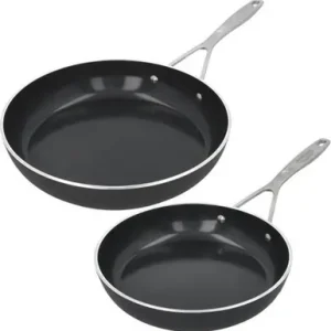 Set de Poêles Demeyere Alu Industrie 3 Ceraforce 24 + 28 cm Prix Cassé