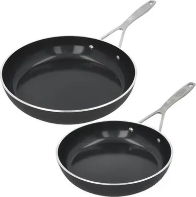 Set de Poêles Demeyere Alu Industrie 3 Ceraforce 24 + 28 cm Prix Cassé