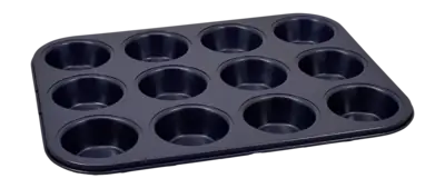 Must-Have Moule à Muffin Zyliss Durable Antiadhésif 12 Trous Forme Bleu