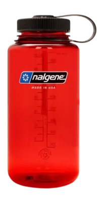 Bouteille d'Eau Nalgene Wide Mouth 1000ml Red Pas Cher