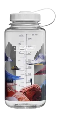 Bouteille d'Eau Nalgene Wide Mouth 1000ml Mixed Landscapes Marque