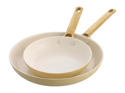 Livraison Gratuite Batterie de uisine GreenPan Padova Sunshine Yellow Revêtement Antiadhésif Céramique 20/26 cm
