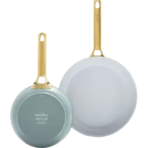 Garantie Incluse Batterie de Cuisine GreenPan Padova Smokey Blue avec Revêtement Antiadhésif en Céramique 20/28 cm