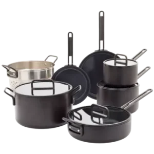 Offre Exclusive Ensembe de Poêles et Casseroles GreenPan Tucci Noir (11 Pièces)