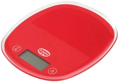 Dernier Modèle Balance de Cuisine Dr. Oetker Digitale Rouge