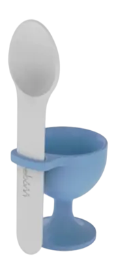 Coquetier Trebonn avec Cuillère Bleu Pas Cher