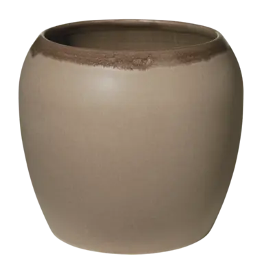 Authentique Pot de Fleur ASA Selection Bruna Earth Brown 21,5 cm