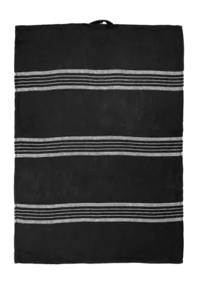 Fait Main Torchon ASA Selection Kitchen Textiles Black Lines - 50 x 70 cm