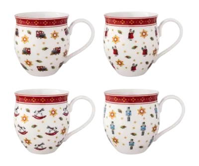 Prix Promo Tasses Villeroy & Boch Toy's Delight 2025 Jubilé (Lot de 4)