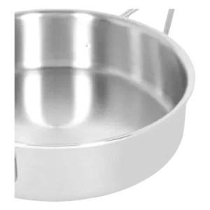 Sauteuse Demeyere Industry 5 Basse avec Couvercle 28 cm Garantie Incluse