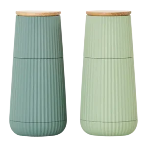 Livraison Gratuite Moulin Sel et Poivre AdHoc Scape Dark Green & Light Green 12,3 cm (2-Pieces)